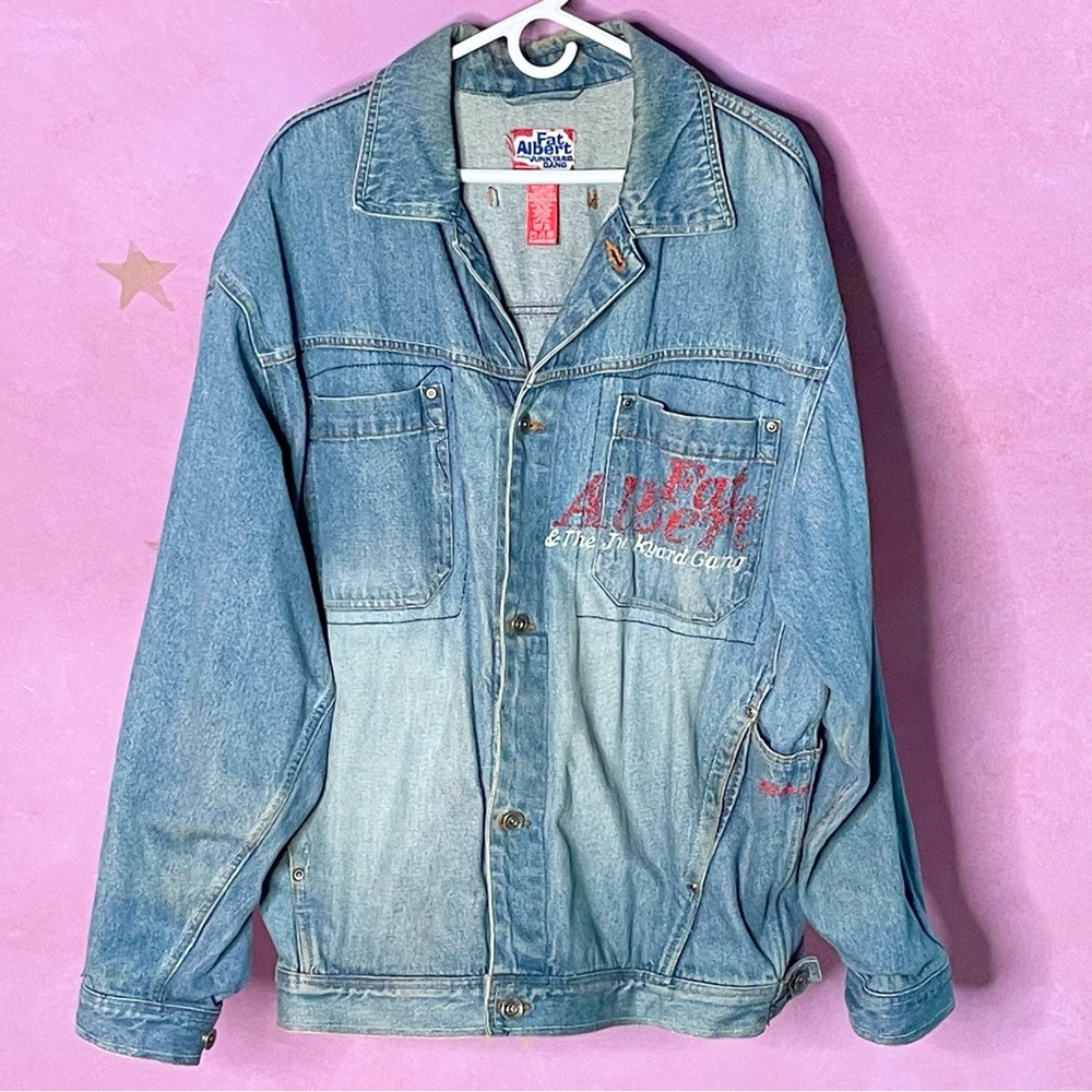 Fat Albert And The Junkyard Gang Fubu Platinum Jacket Men’s Size XL Vintage 90s